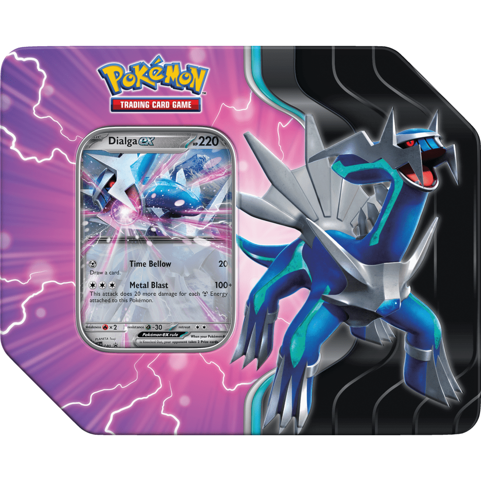 Pokemon TCG: Azure Legends 5 Booster Tin (Dialga EX / Xerneas EX / Kyogre EX)-Dialga EX-The Pokémon Company International-Ace Cards & Collectibles