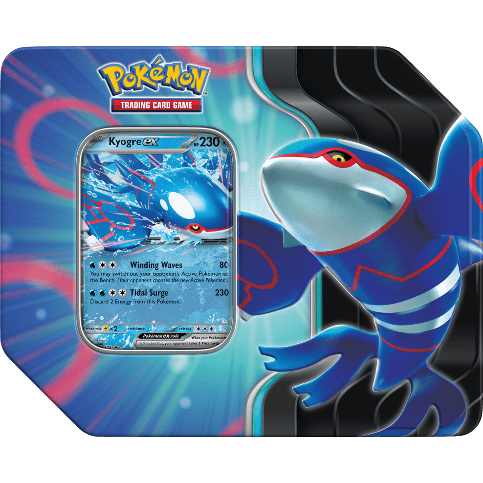 Pokemon TCG: Azure Legends 5 Booster Tin (Dialga EX / Xerneas EX / Kyogre EX)-Kyogre EX-The Pokémon Company International-Ace Cards & Collectibles