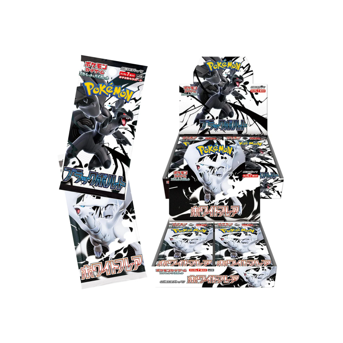 Pokemon TCG: Black Bolt & White Flare Slim Booster (Japanese)-SV11B Box (Shrink)-The Pokémon Company International-Ace Cards & Collectibles