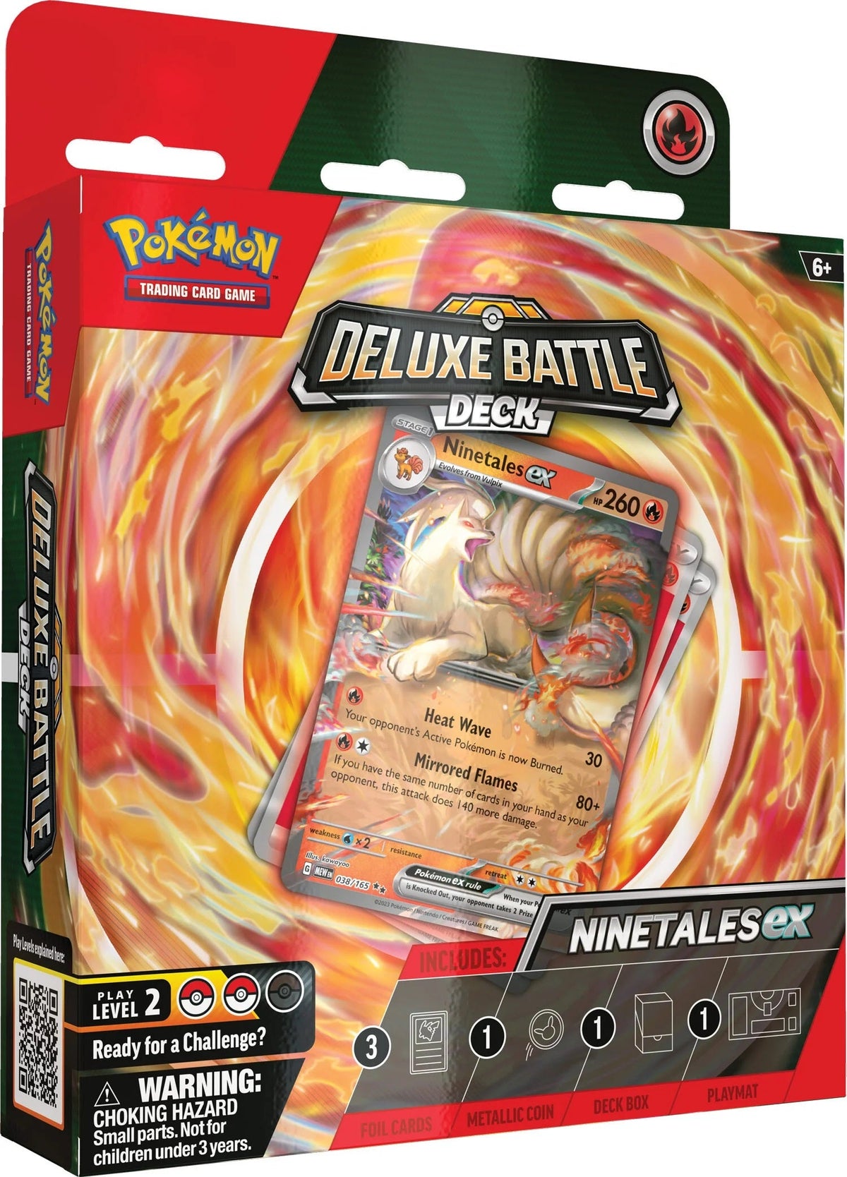 Pokémon TCG: Deluxe Battle Deck Ninetales/Zapdos EX-Ninetales EX-The Pokémon Company International-Ace Cards & Collectibles