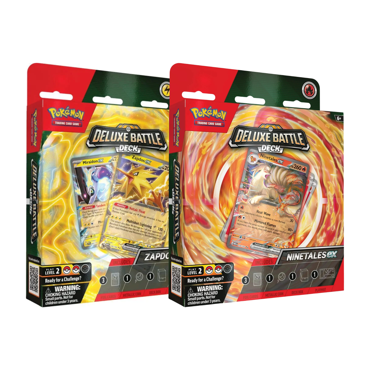 Pokémon TCG: Deluxe Battle Deck Ninetales/Zapdos EX-Ninetales EX-The Pokémon Company International-Ace Cards & Collectibles