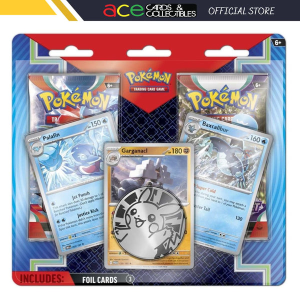 Pokemon TCG: Enhanced 2-Pack Blister (Palafin/Garganacl/Baxcalibur)
