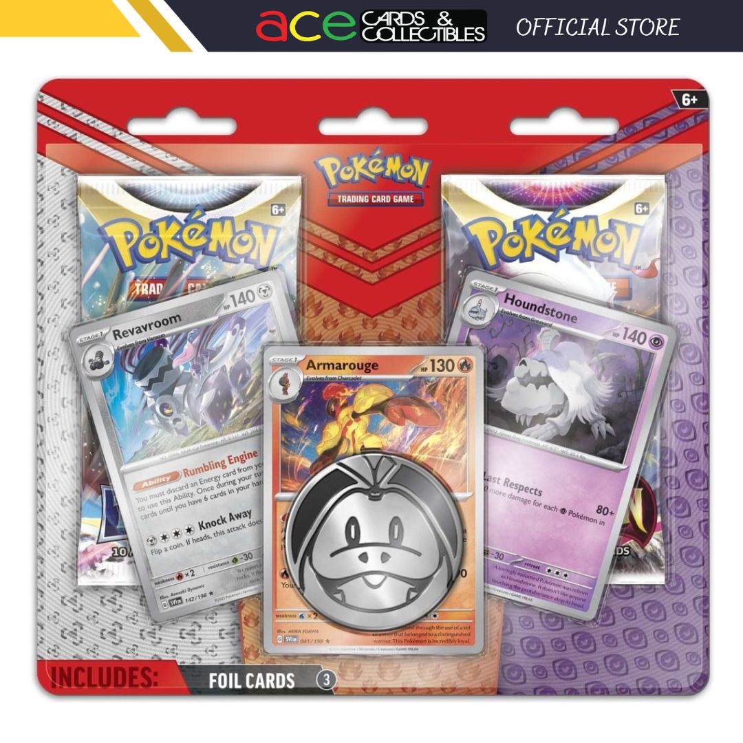 Pokemon TCG: Enhanced 2-Pack Blister (Revavroom/Armarouge/Houndstone)-The Pokémon Company International-Ace Cards & Collectibles