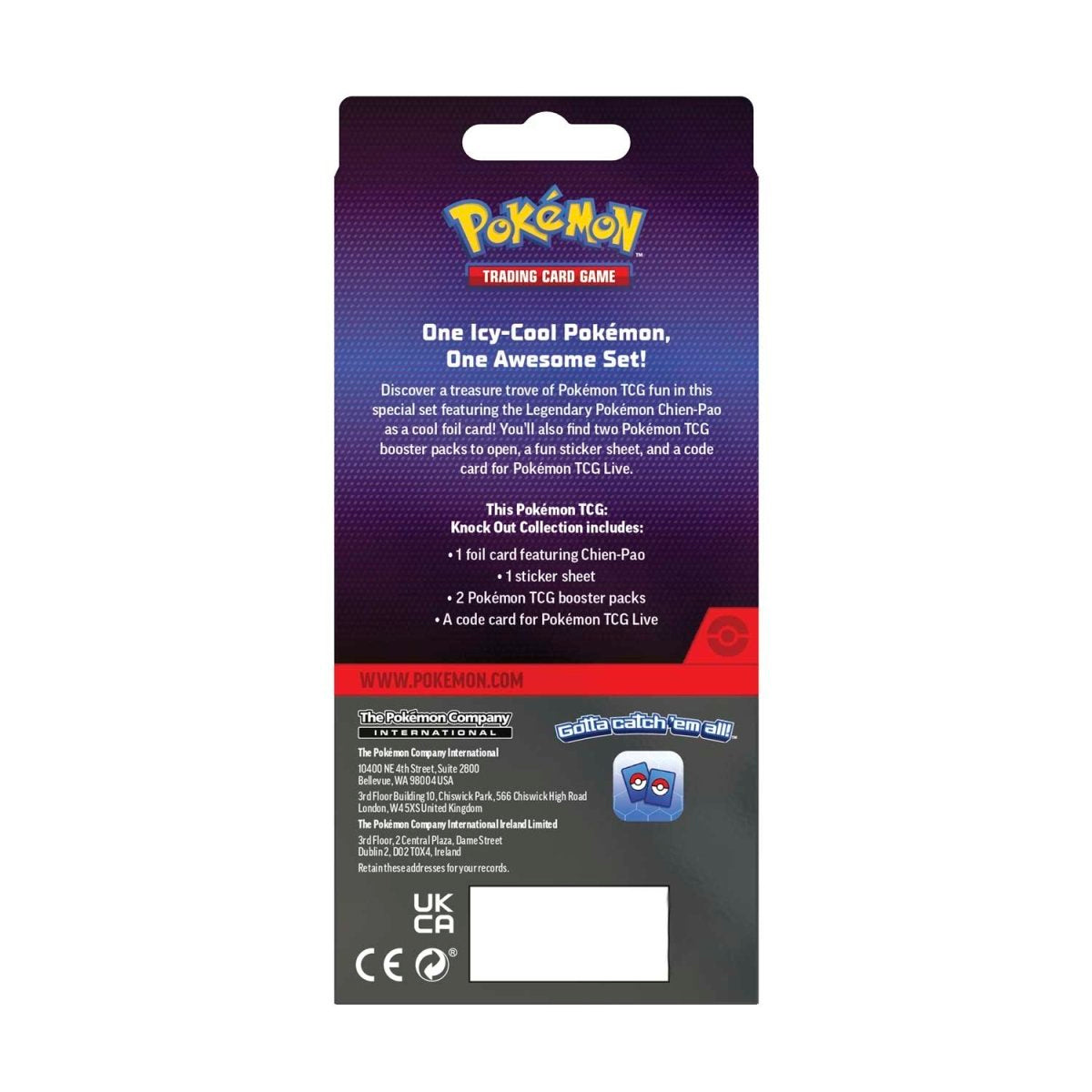 Pokemon TCG: Knockout Collection 25Q1-Chien-Pao-The Pokémon Company International-Ace Cards & Collectibles