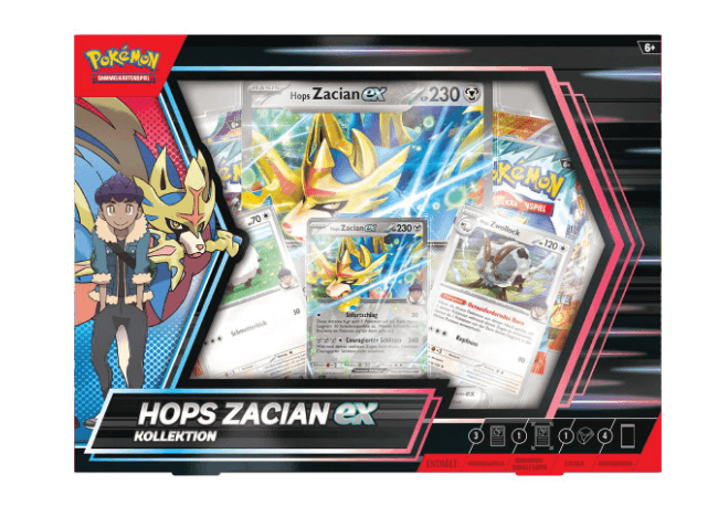 Pokemon TCG: March 2025 Hop’s Zacian EX Box-The Pokémon Company International-Ace Cards & Collectibles