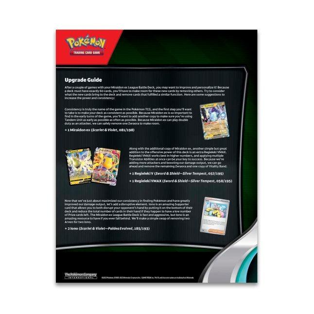Pokemon TCG: Miraidon EX League Battle Deck-The Pokémon Company International-Ace Cards &amp; Collectibles