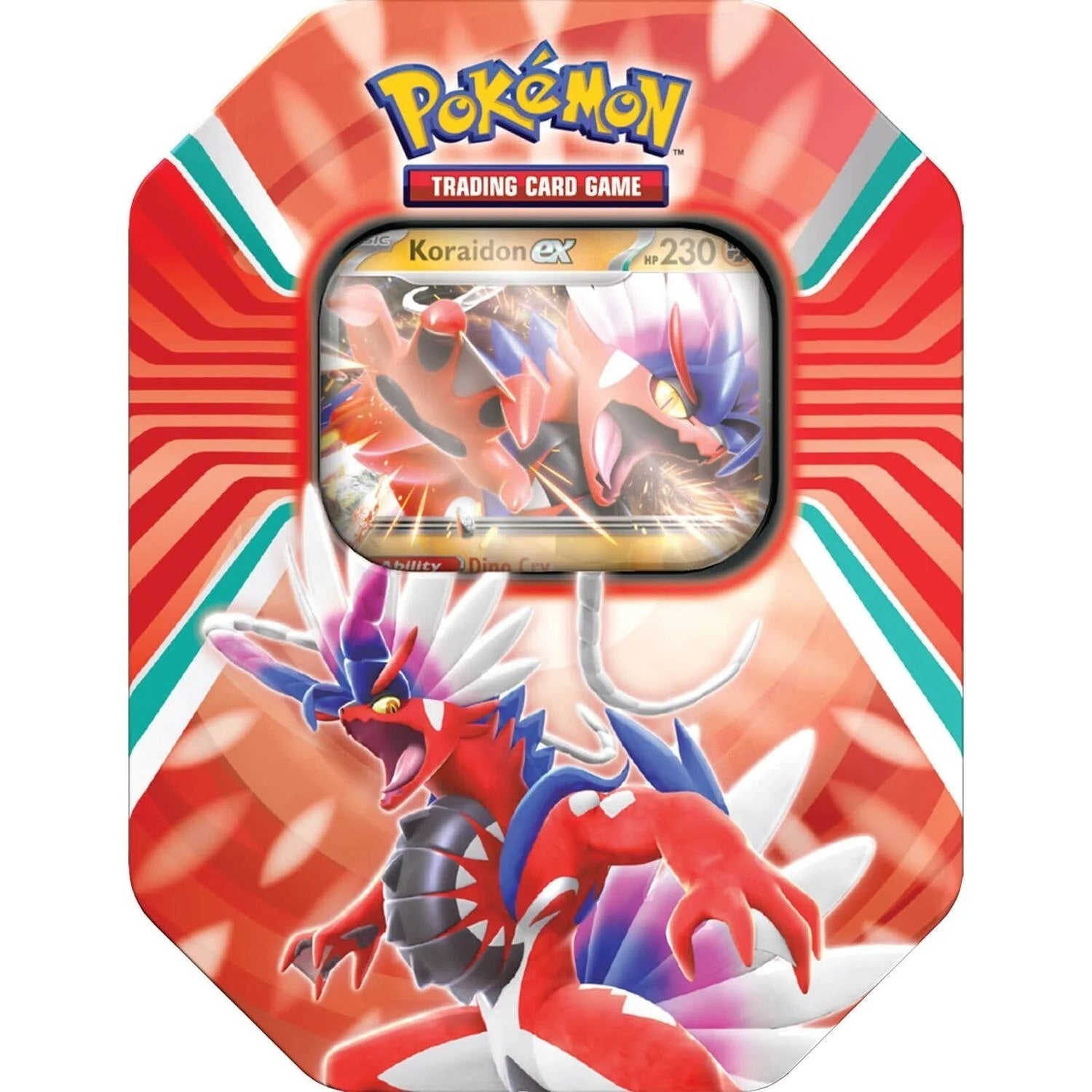 Pokemon TCG: Paldea Legends Tin (Koraidon EX / Miraidon EX)-Pokemon TCG: Paldea Legends Tin (Koraidon EX / Miraidon EX)-The Pokémon Company International-Ace Cards & Collectibles