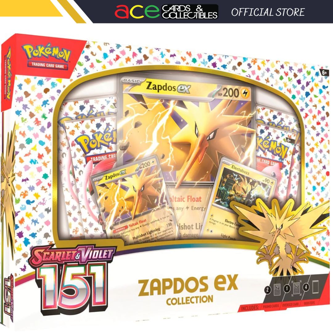 Pokemon TCG: SV3.5 Zapdos Ex Box-The Pokémon Company International-Ace Cards &amp; Collectibles