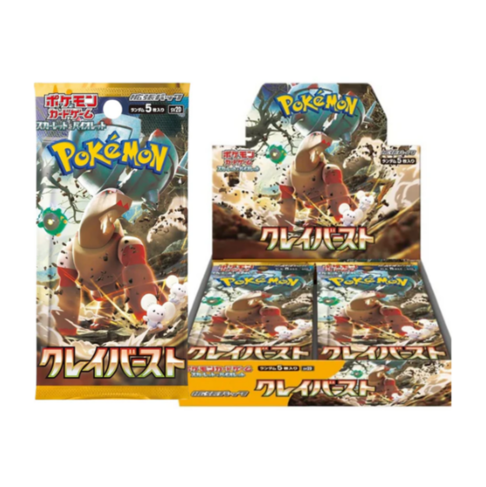 Pokemon TCG: Scarlet & Violet Expansion Pack Clay Burst (Japanese)-Single Pack-The Pokémon Company International-Ace Cards & Collectibles