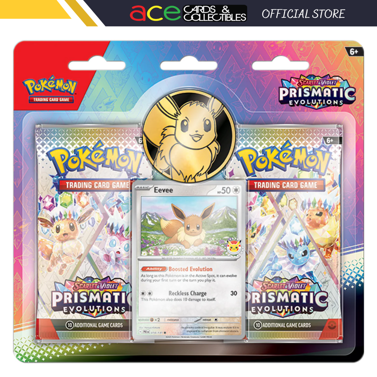 Pokémon TCG: Scarlet & Violet SV8.5 Prismatic Evolutions 2-Pack Blister (English)-The Pokémon Company International-Ace Cards & Collectibles