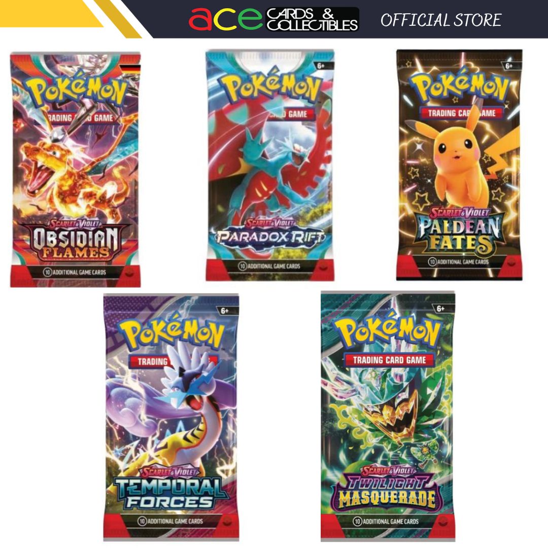 Pokemon TCG: Sword &amp; Shield / Scarlet &amp; Violet - Booster Pack - [151 / SV01 / SV02 / SV03 /SV04 / SV4.5/ SV05/ SV06-151 Pack-The Pokémon Company International-Ace Cards &amp; Collectibles