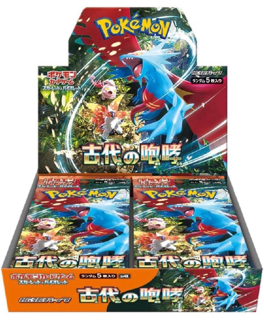 Pokemon TCG 朱 &amp; 紫 强化擴充包 古代咆哮 [SV4KF] (Chinese)-Booster Box (30pcs)-The Pokémon Company International-Ace Cards &amp; Collectibles