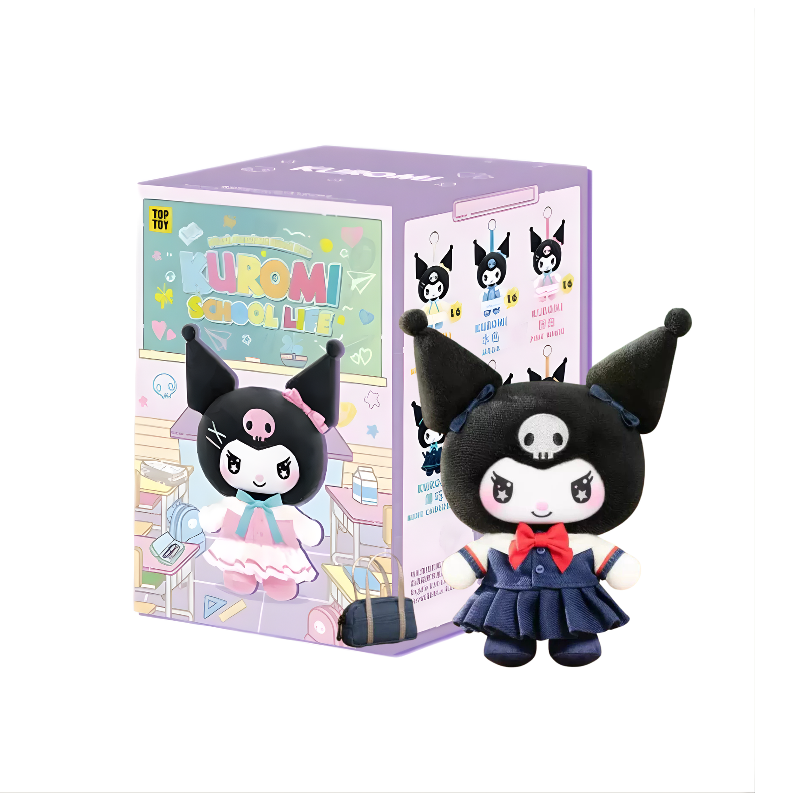TOPTOY x Sanrio Kuromi School Life Series Plush Pendant Blind Box-Single Box (Random)-TopToy-Ace Cards & Collectibles