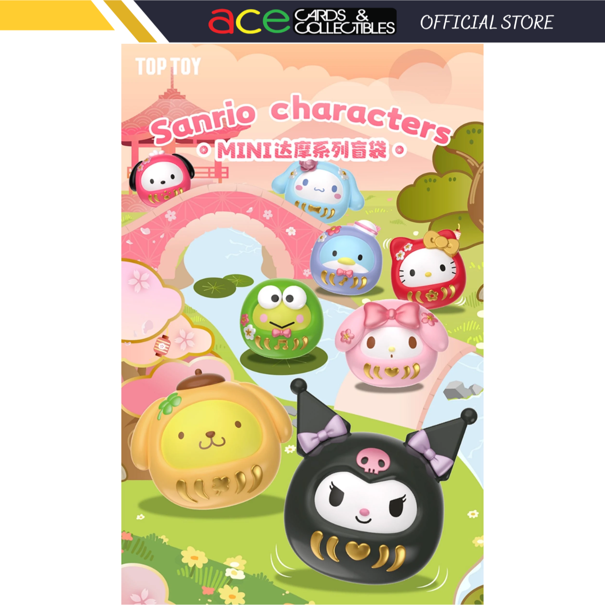 Top Toy x Sanrio Characters Mini Dharma Mystery Bag Series-Single Box (Random)-TopToy-Ace Cards &amp; Collectibles