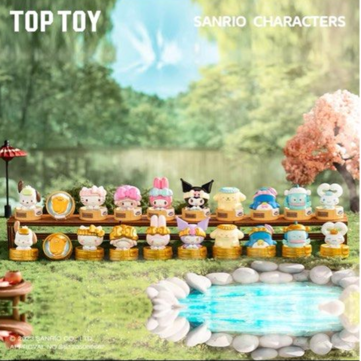 TopToy x Sanrio Characters Mini Cuteness Spa Series-Display Box (16pcs)-TopToy-Ace Cards &amp; Collectibles