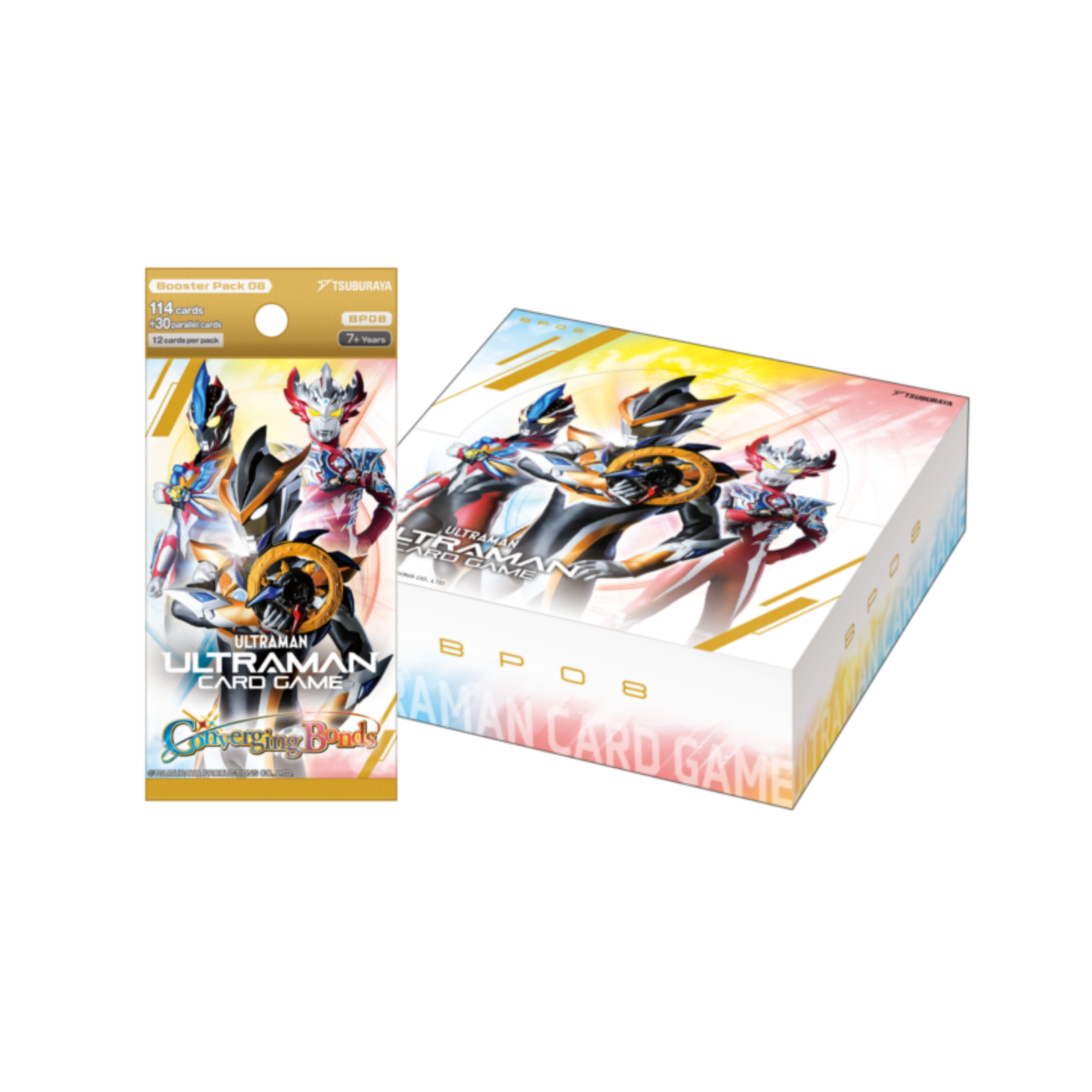 Ultraman TCG: BP08 Converging Bonds (English)-Booster Pack-Tsuburaya-Ace Cards & Collectibles