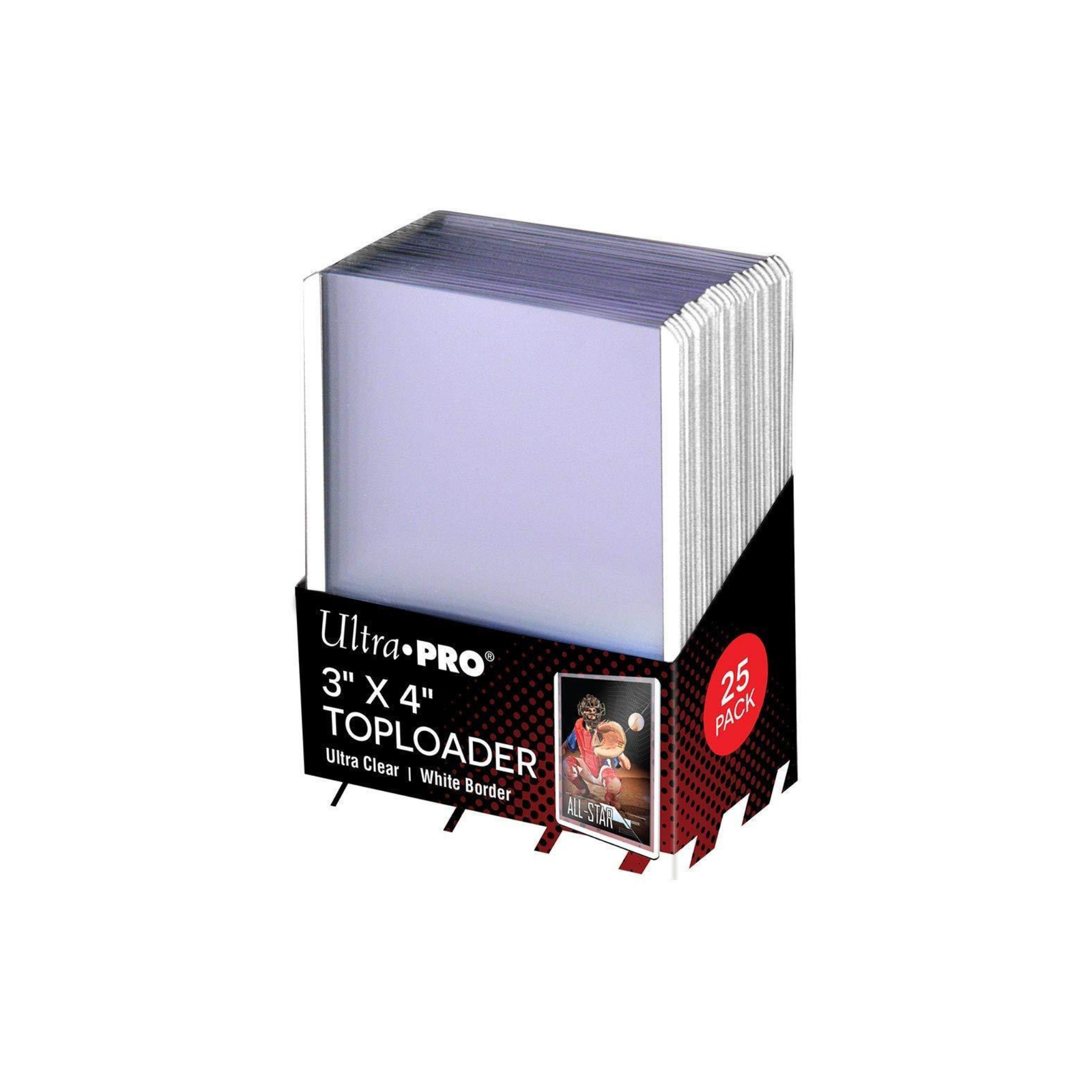 Ultra PRO Toploader 3" x 4" (White Border)-Loose Piece (White Border)-Ultra PRO-Ace Cards & Collectibles