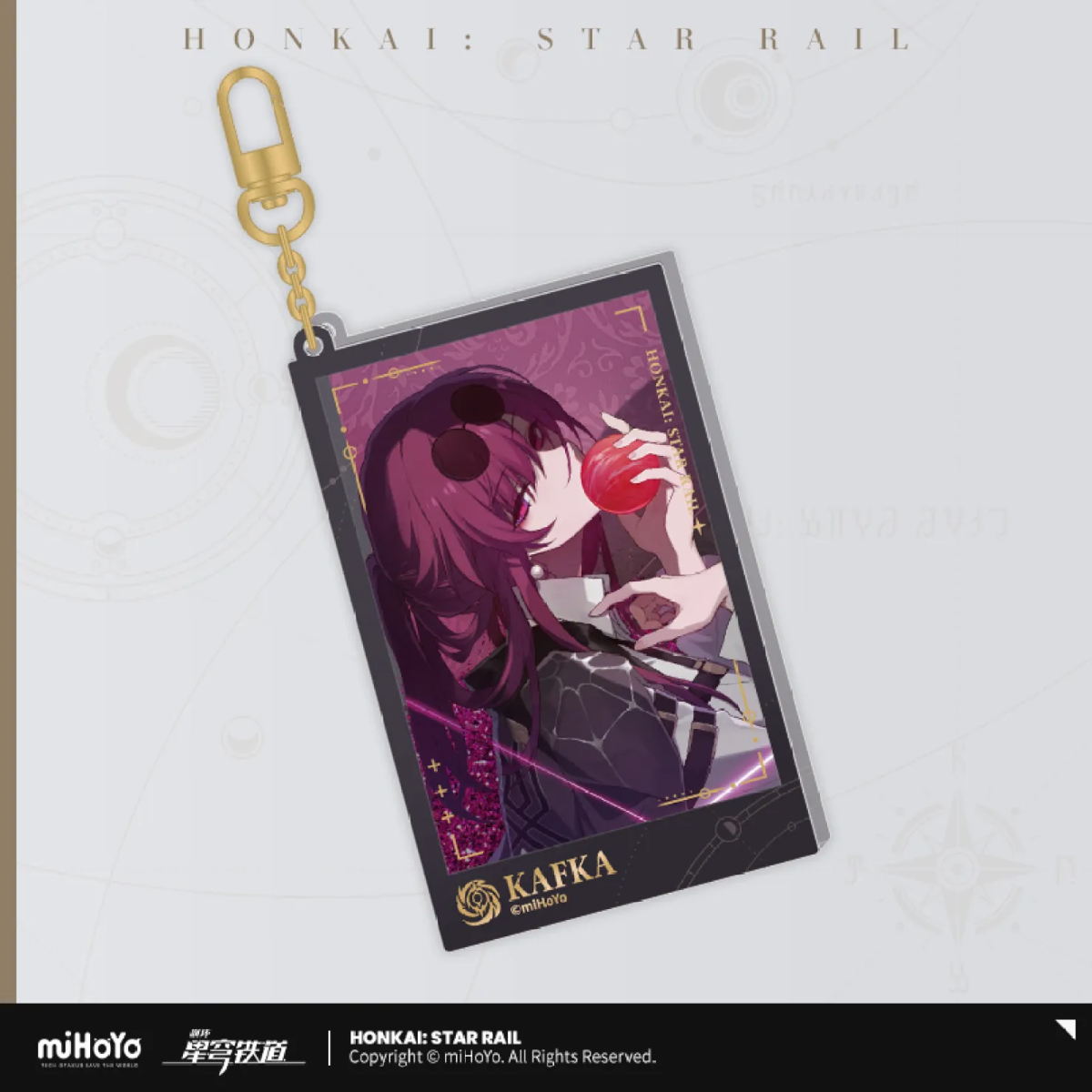 Honkai: Star Rail Quicksand Keychain &quot;Departure Countdown Series&quot;-Kafka-miHoYo-Ace Cards &amp; Collectibles