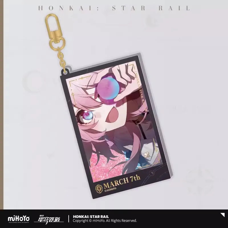 Honkai: Star Rail Quicksand Keychain &quot;Departure Countdown Series&quot;-March 7th-miHoYo-Ace Cards &amp; Collectibles
