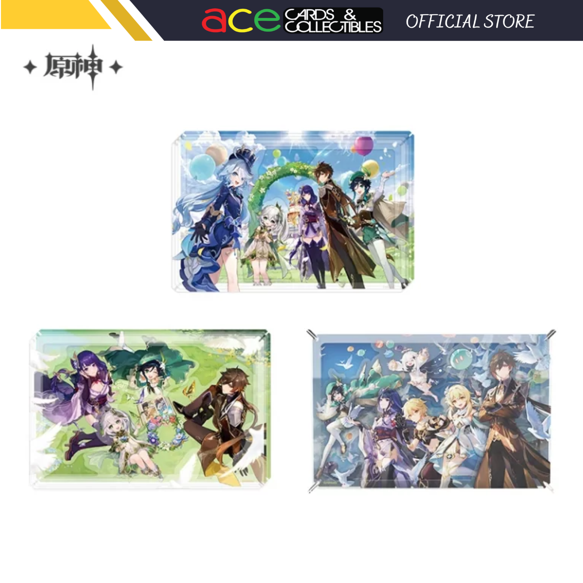 miHoYo Genshin Impact Anniversary Layered Acrylic Artwork-1st Anniversary-miHoYo-Ace Cards & Collectibles