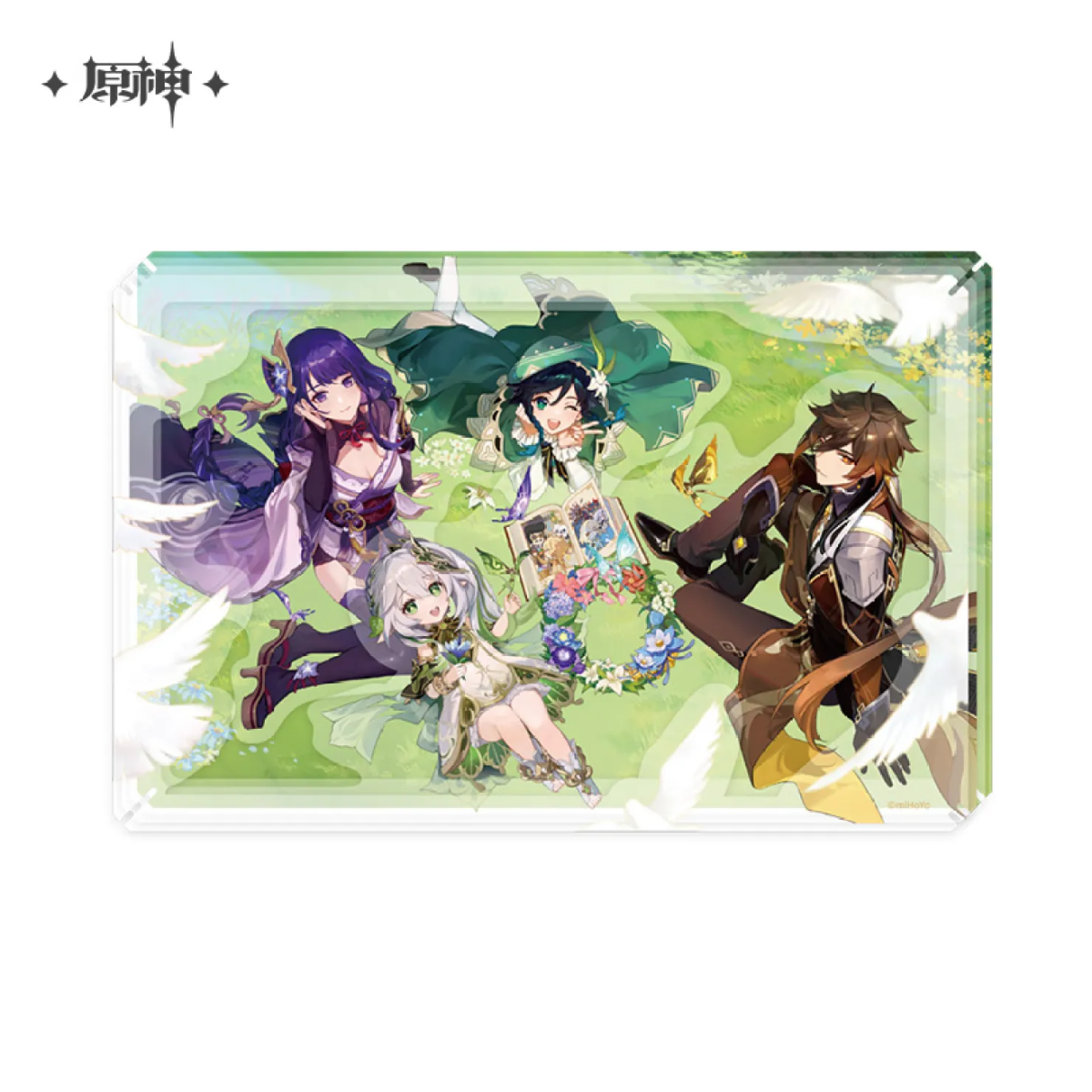 miHoYo Genshin Impact Anniversary Layered Acrylic Artwork-2nd Anniversary-miHoYo-Ace Cards & Collectibles