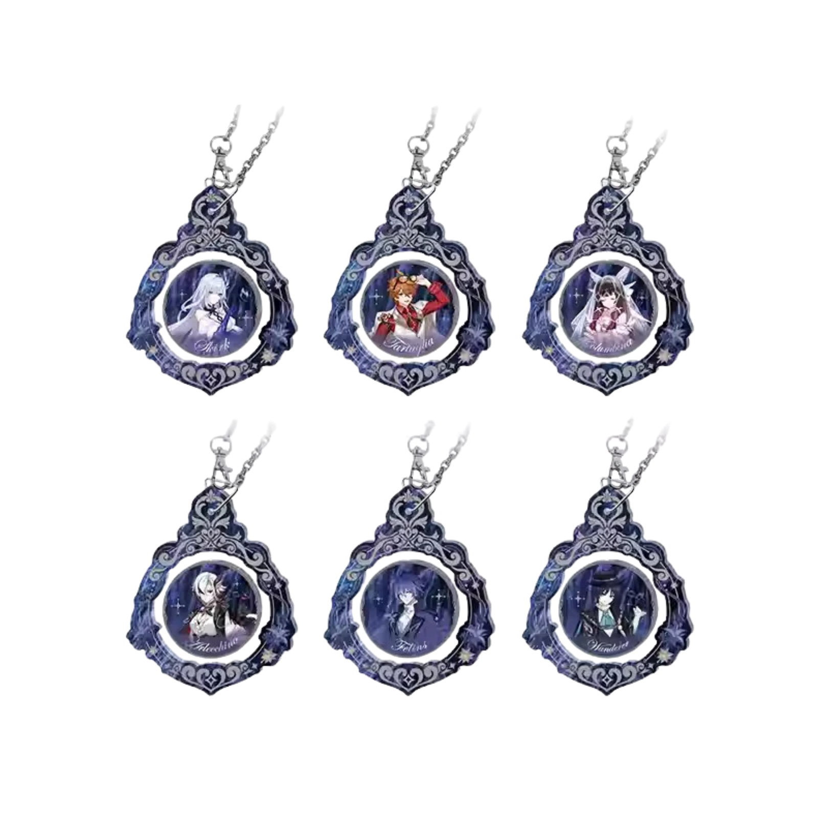 miHoYo Genshin Impact FES 2026 Themed Rotating Acrylic Pendant-Skirk-miHoYo-Ace Cards & Collectibles
