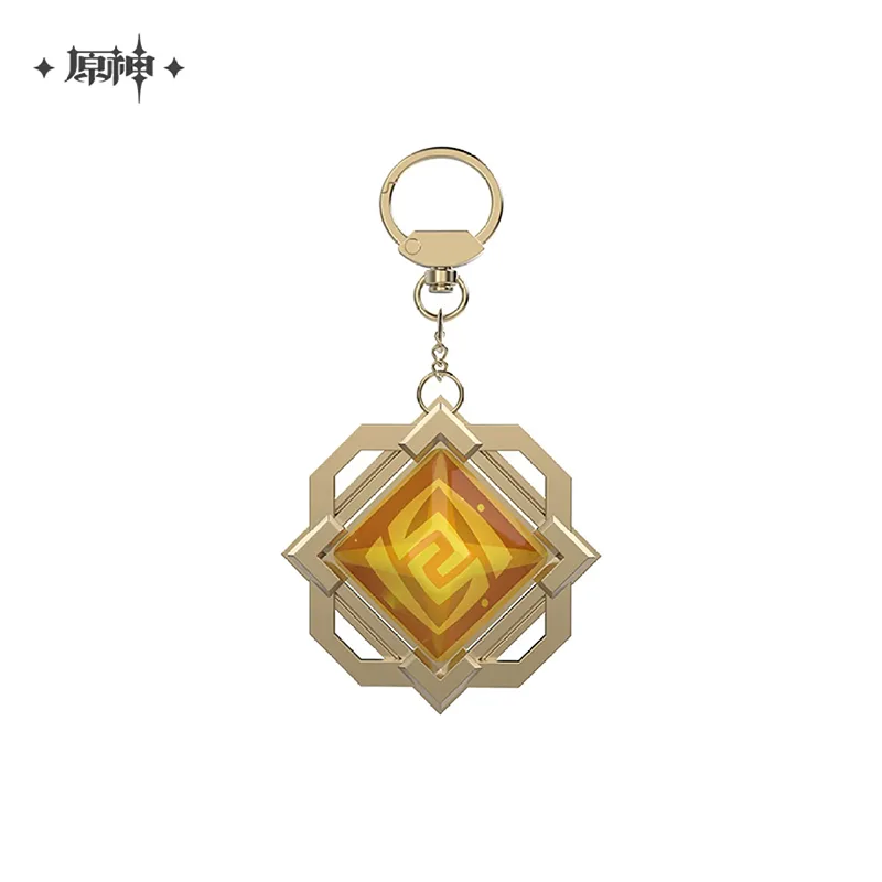 miHoYo Genshin Impact FES2023 Vision Keychain-Liyue Geo-miHoYo-Ace Cards &amp; Collectibles