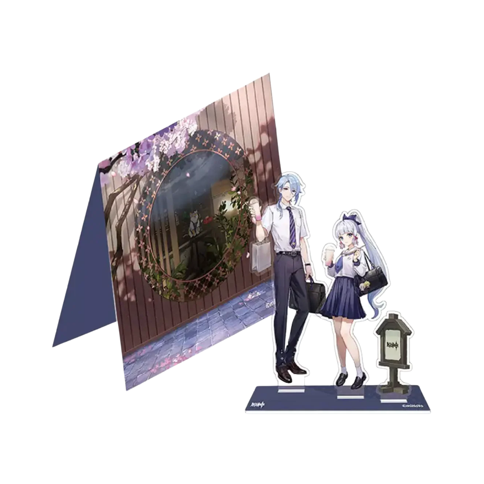 miHoYo Genshin Impact HeyTea Themed Ayaka/Ayato Merch-Ayato (Badge)-miHoYo-Ace Cards & Collectibles