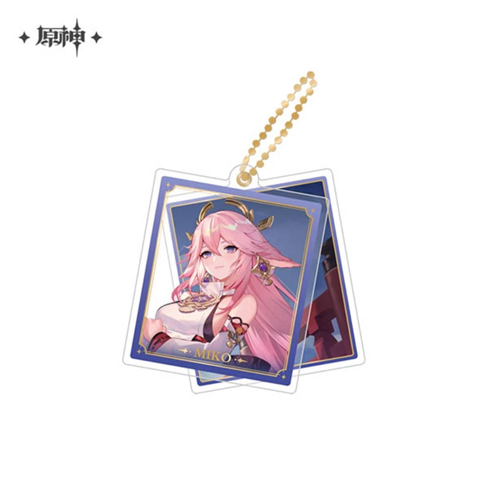 miHoYo Genshin Impact Slide Acrylic Keychain Series-Aether-miHoYo-Ace Cards & Collectibles