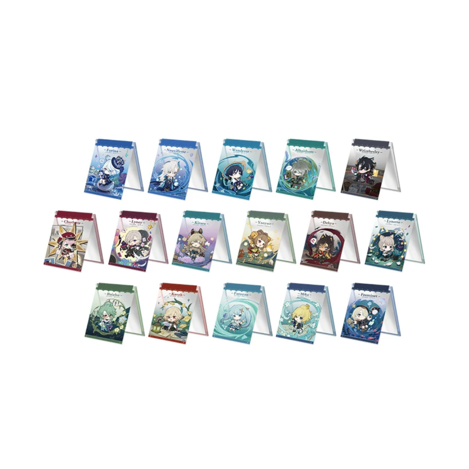 miHoYo Genshin Impact Starlit Letter Series Acrylic Folding Mirror-Furina-miHoYo-Ace Cards & Collectibles