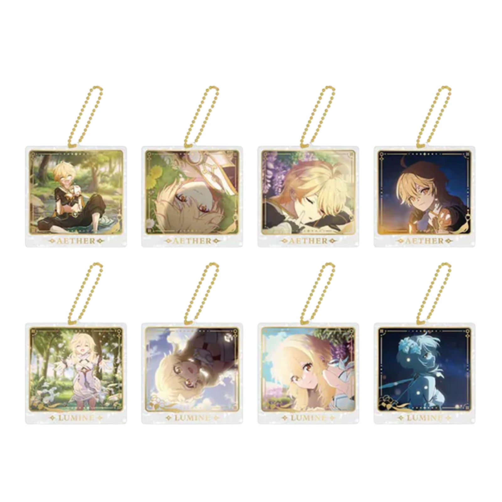 miHoYo Genshin Impact The Road Not Traveled Hanging Acrylic Keychain Series-Aether-A-miHoYo-Ace Cards & Collectibles