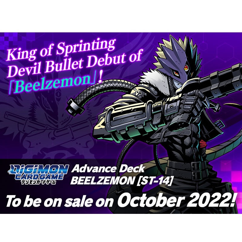 Digimon Card Game Advance Deck Beelzemon [ST-14] (Japanese)-Bandai-Ace Cards & Collectibles