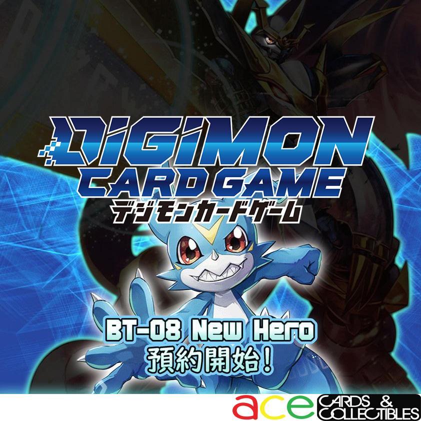 Digimon Card Game &quot;New Hero&quot; Ver.8 Booster [BT-08] (Japanese)-Single Pack (Random)-Bandai-Ace Cards &amp; Collectibles
