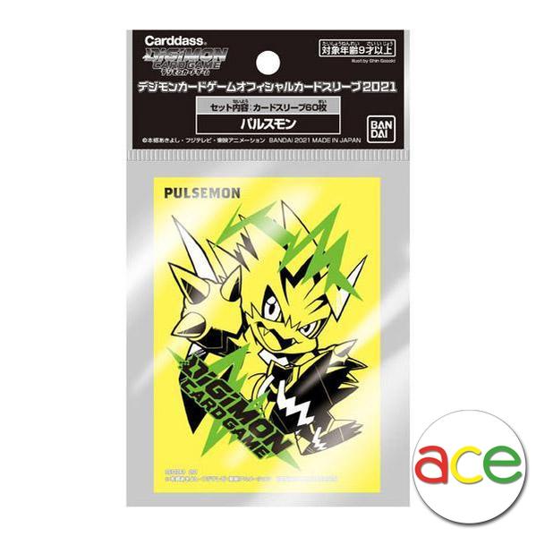 Digimon Card Game Official Sleeve 2021 &quot;Pulsemon&quot;-Bandai-Ace Cards &amp; Collectibles