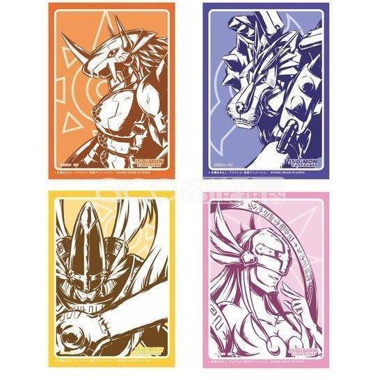 Digimon Card Game Official Sleeve &quot;MetalGarurumon&quot;-Bandai-Ace Cards &amp; Collectibles