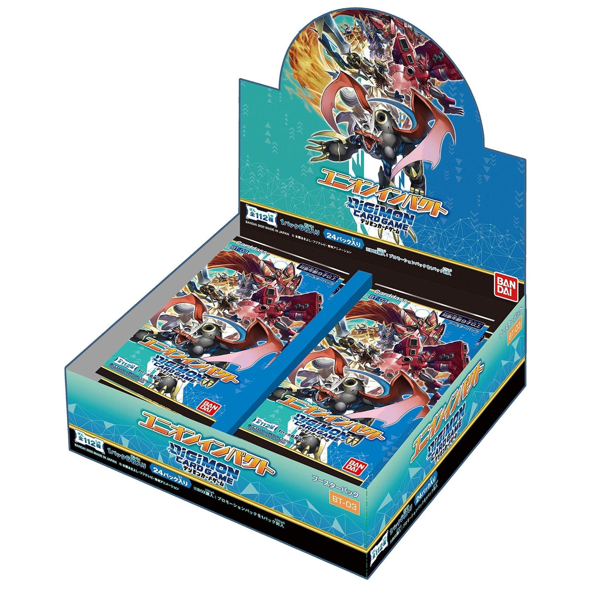 Digimon Card Game Union Impact Booster [BT-03] (Japanese)-Booster Box (24packs)-Bandai-Ace Cards & Collectibles