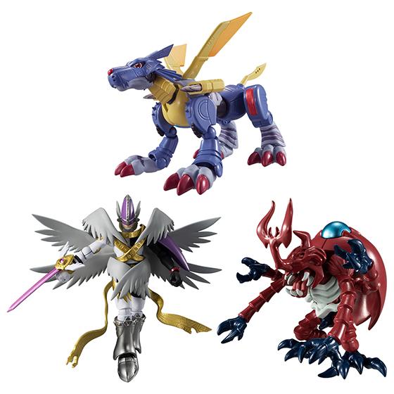 Digimon Shodo Ver. 2-Complete of 3 types (Metal Garurumon &amp; Holy Angelmon &amp; Atlur Kabuterimon)-Bandai-Ace Cards &amp; Collectibles