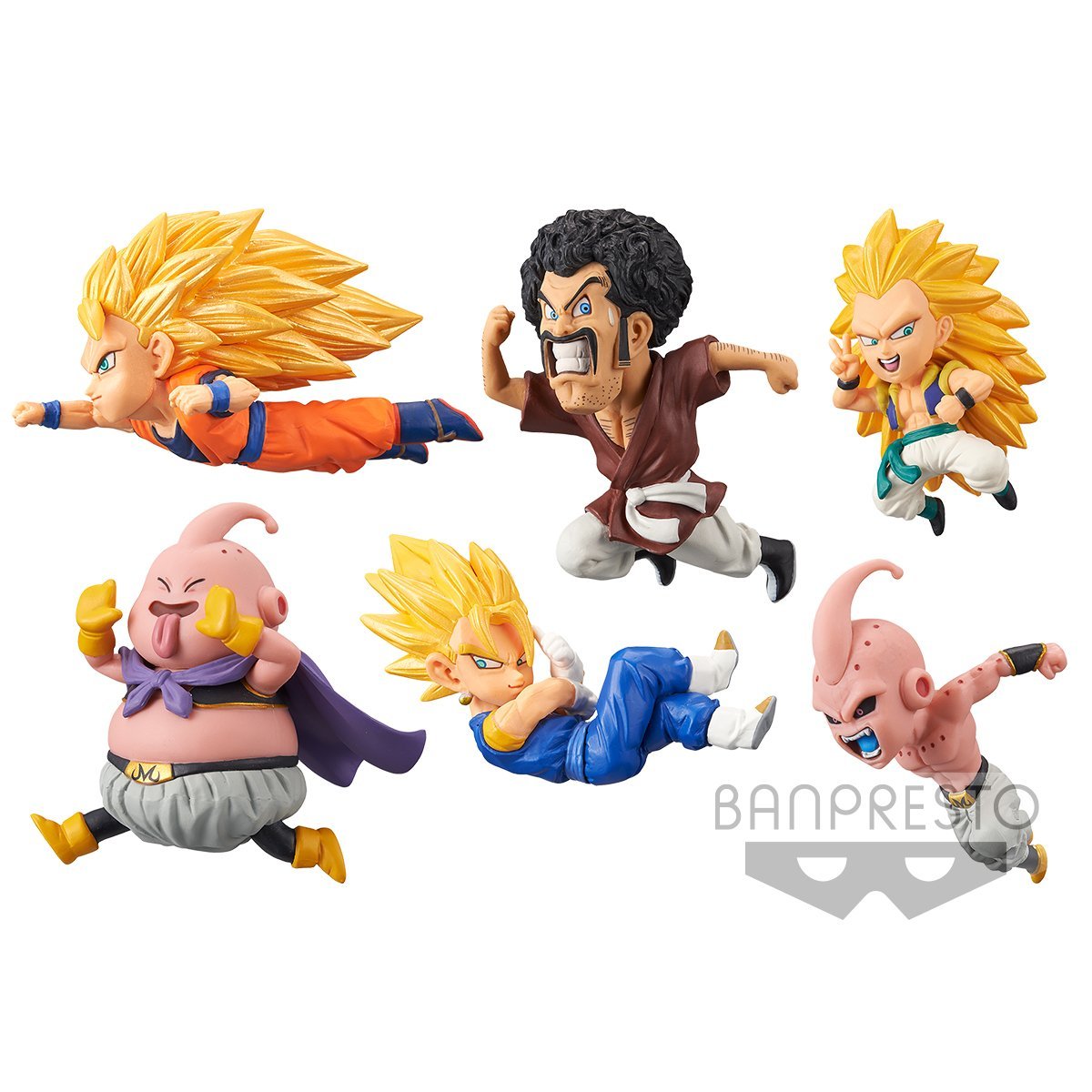 Dragon Ball Z World Collectable Figure -The Historical Characters- Vol. 3-Complete Set of 6-Bandai-Ace Cards & Collectibles