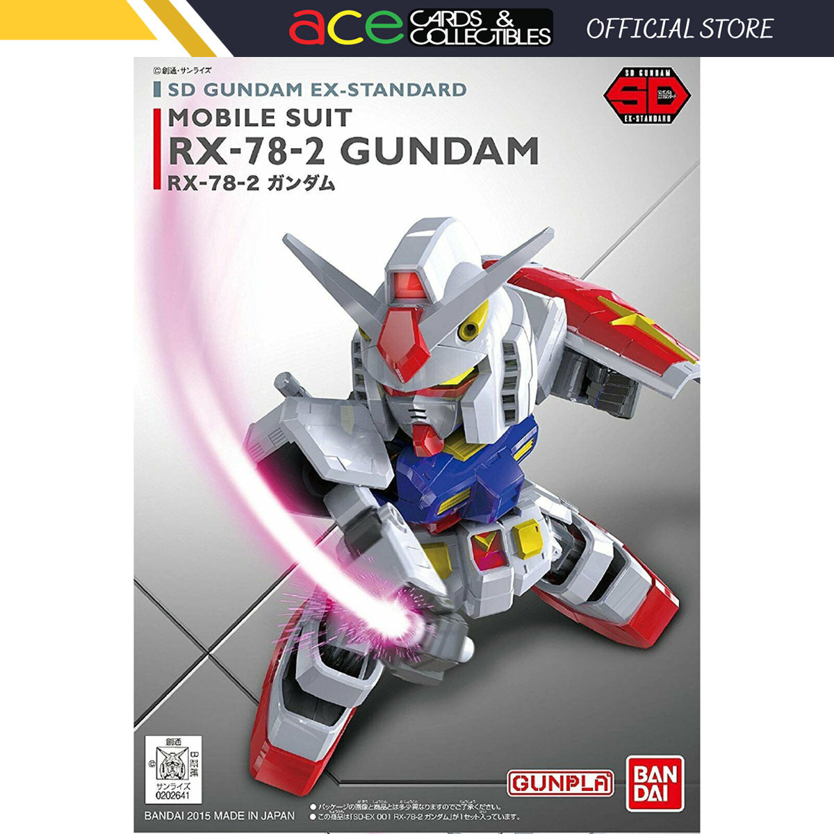 Gunpla SD Gundam EX Standard RX-78-2-Bandai-Ace Cards & Collectibles