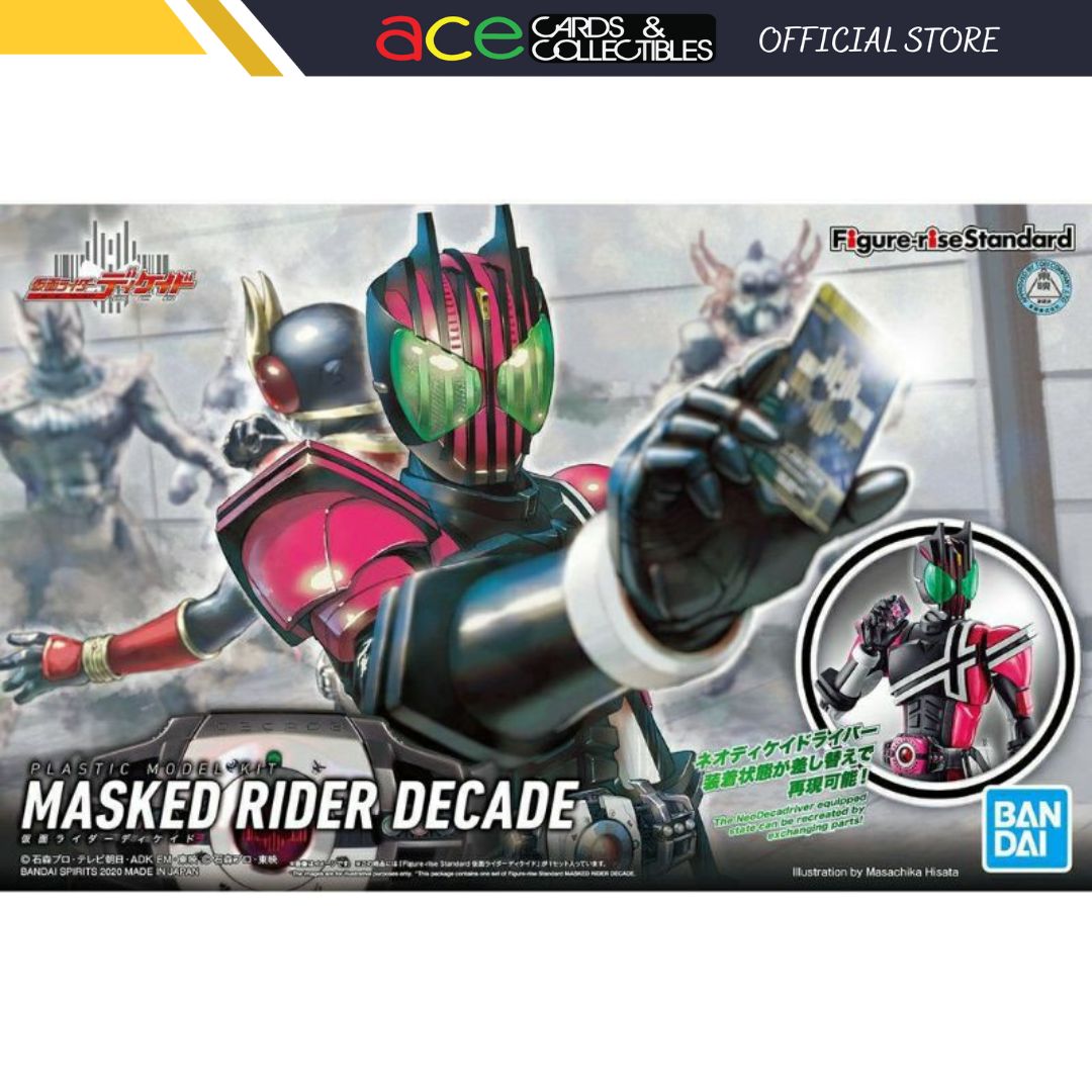 Kamen Raider Figure Rise Standard Kamen Rider DECADE-Bandai-Ace Cards & Collectibles