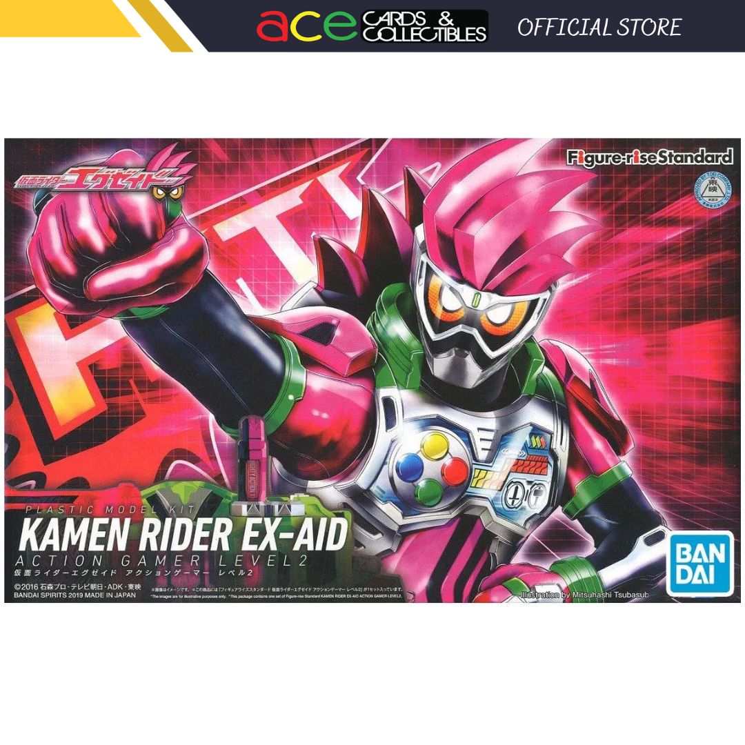 Kamen Rider Figure-rise Standard Kamen Rider Ex-Aid Action Gamer Level 2-Bandai-Ace Cards &amp; Collectibles