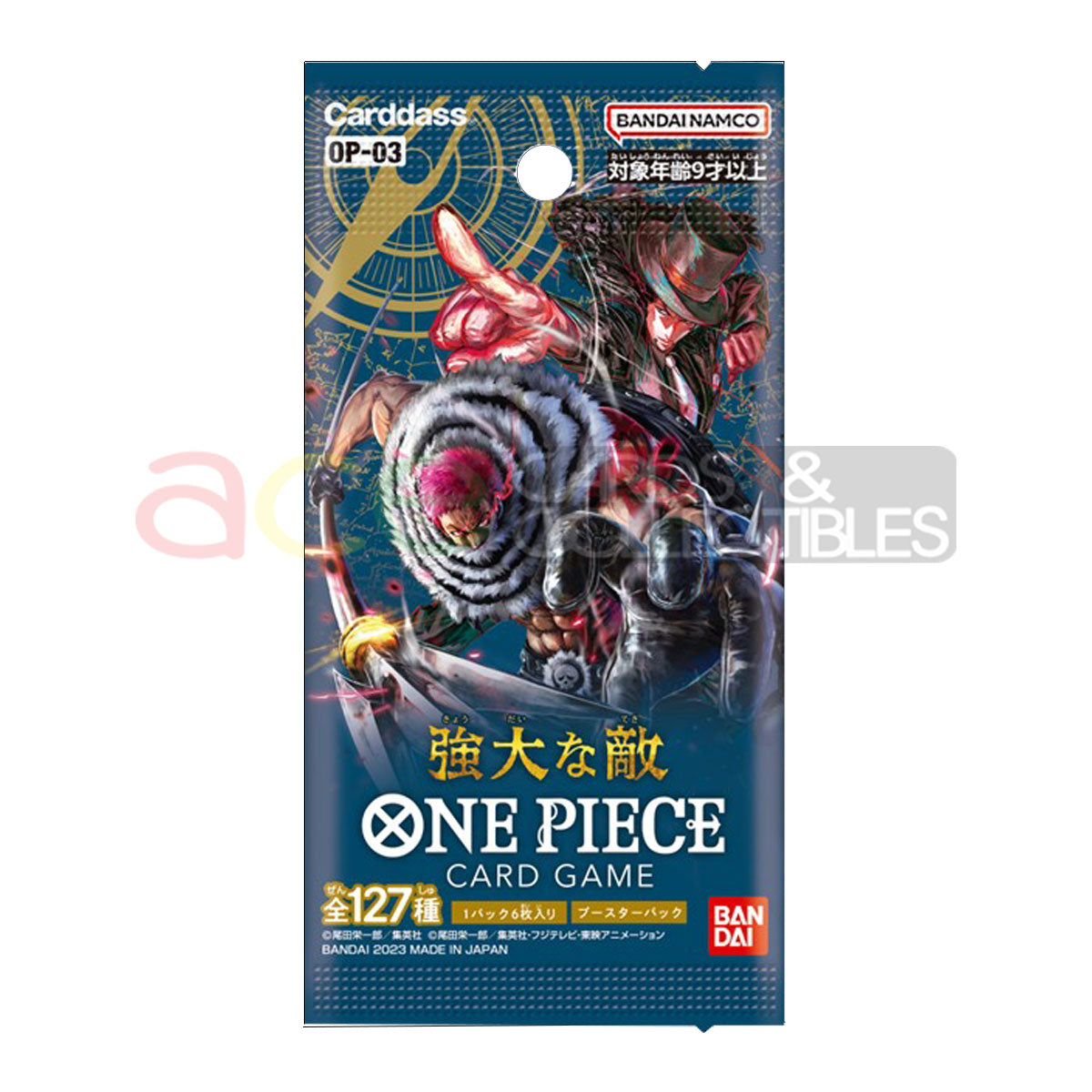 One Piece Card Game Mighty Enemies Booster [OP-03] (Japanese)-Single Pack (Random)-Bandai-Ace Cards &amp; Collectibles