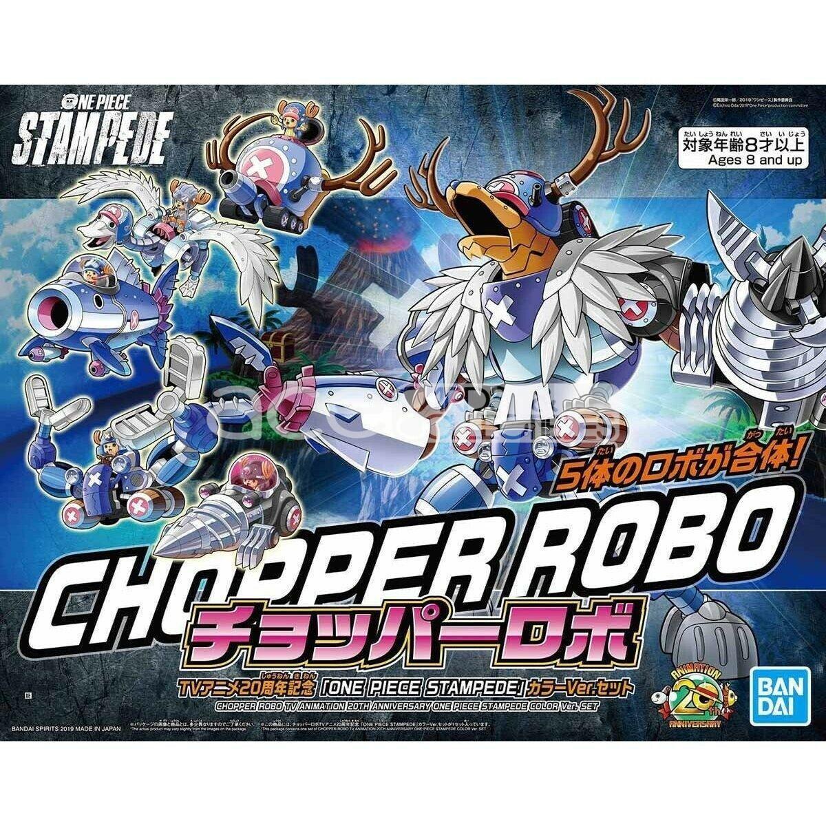 One Piece Plastic Model Kit Chopper Robo TV Animation 20th Anniversary Stampede Color Ver. Set-Bandai-Ace Cards & Collectibles