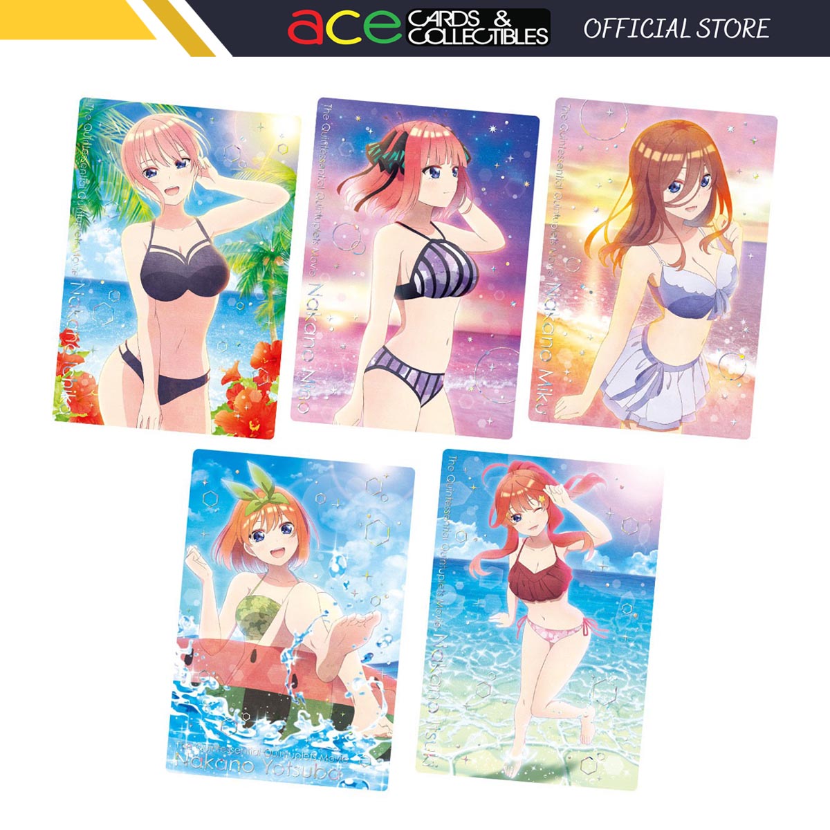 The Movie The Quintessential Quintuplets Wafers-Single Pack (Random)-Bandai-Ace Cards & Collectibles