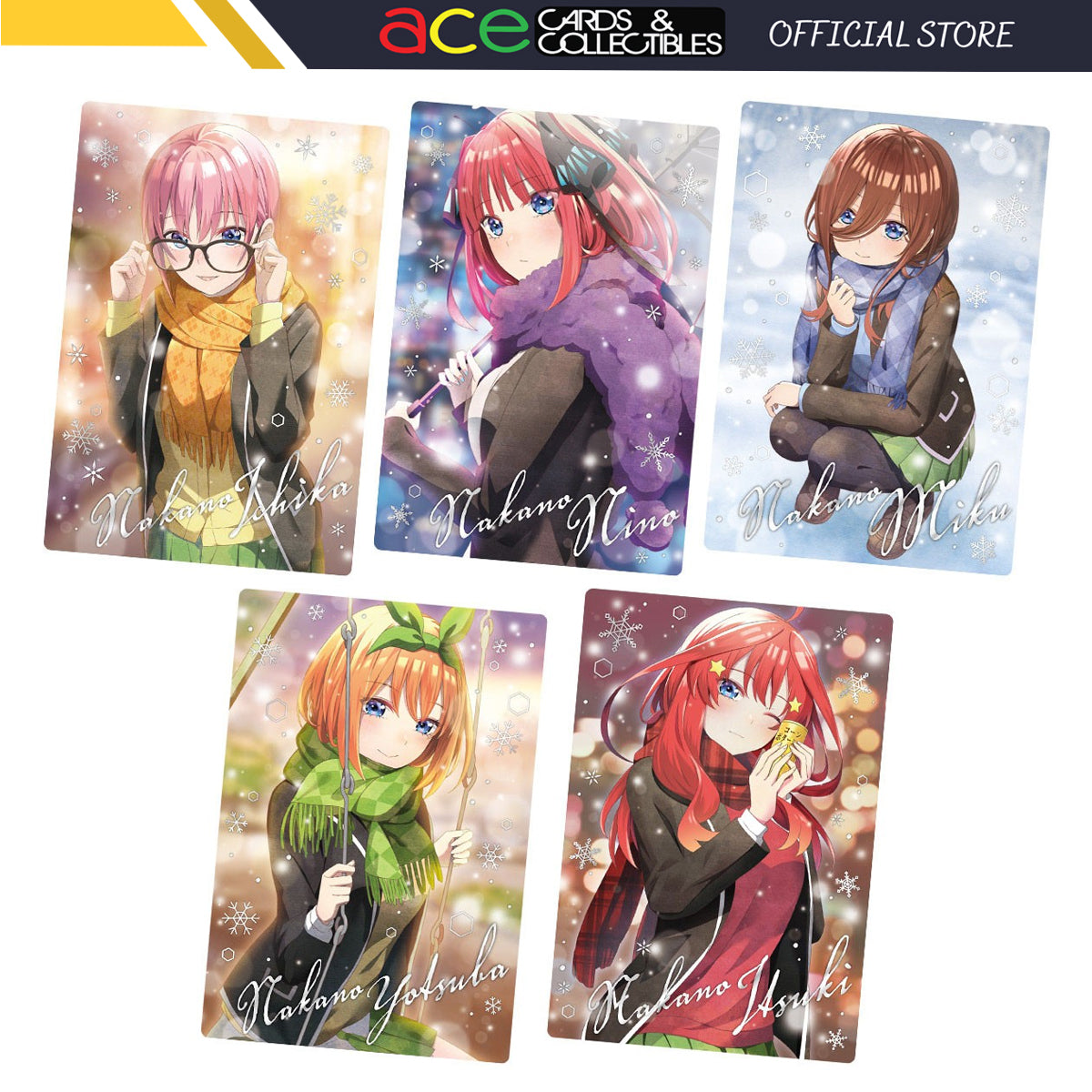 The Quintessential Quintuplets Metallic Card Wafer Vol.2-Single Pack (Random)-Bandai-Ace Cards & Collectibles