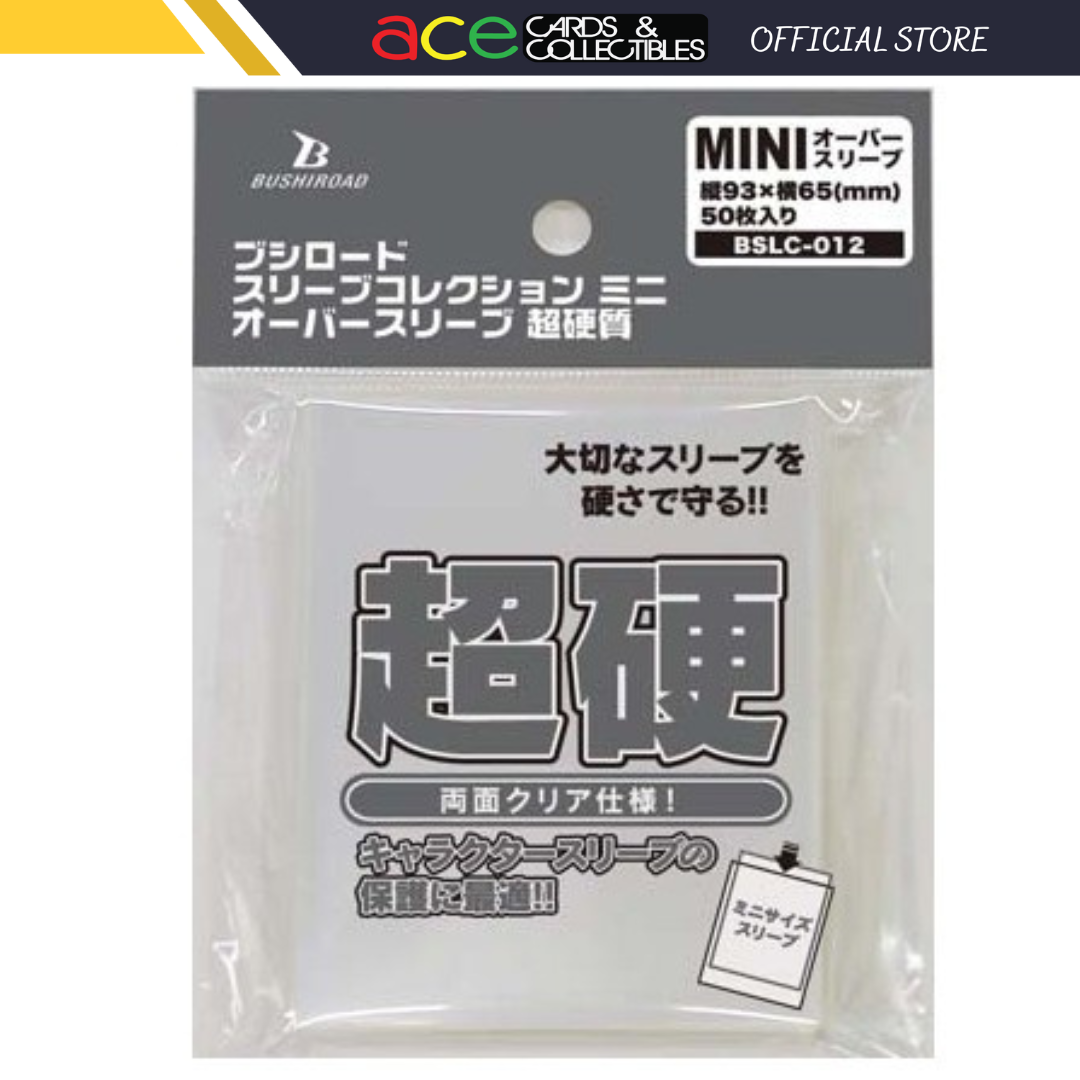Bushiroad Sleeve Protector "Both Side Clear" Over Sleeve for Mini Size (Super Hard) [BSLC-012]-Bushiroad-Ace Cards & Collectibles