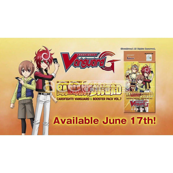 glorious bravery of radiant sword booster box Cardfight Vanguard G Glorious Bravery of Radiant Sword [VGE-G-BT07] (E