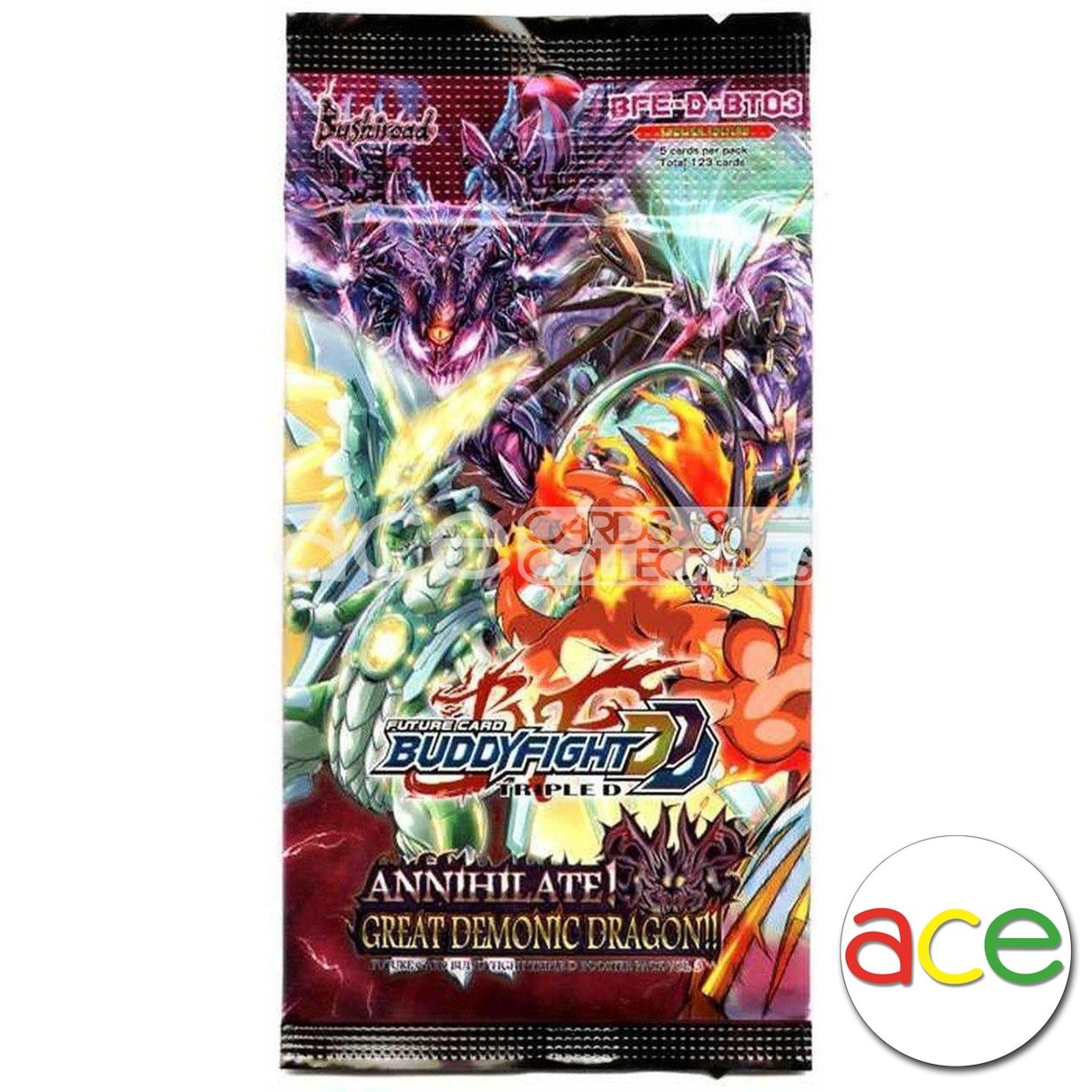 Future Card Buddyfight D Annihilate! Great Demonic Dragon ( Booster Pack ) [BFE-D-BT03] (English)-Bushiroad-Ace Cards &amp; Collectibles