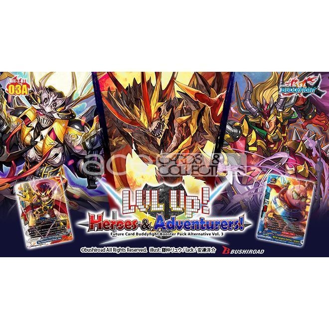 Future Card Buddyfight X Lvl Up Heroes and Adventurers [BFE-X-BT03A] (English)-Single Pack (Random)-Bushiroad-Ace Cards &amp; Collectibles