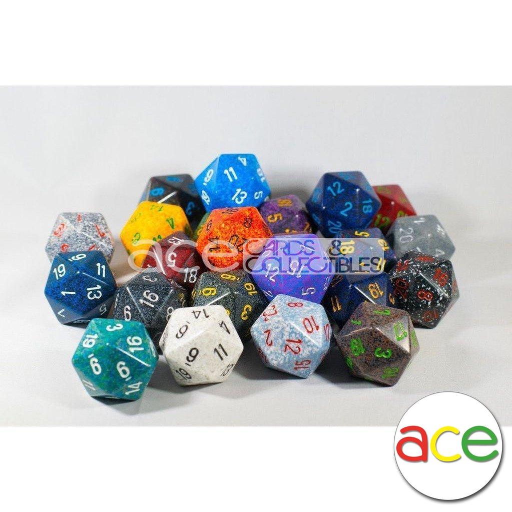 Chessex Speckled 34mm d20 Dice (Random)-Chessex-Ace Cards & Collectibles
